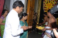Chiru Visit Film Nagar Temple Photos